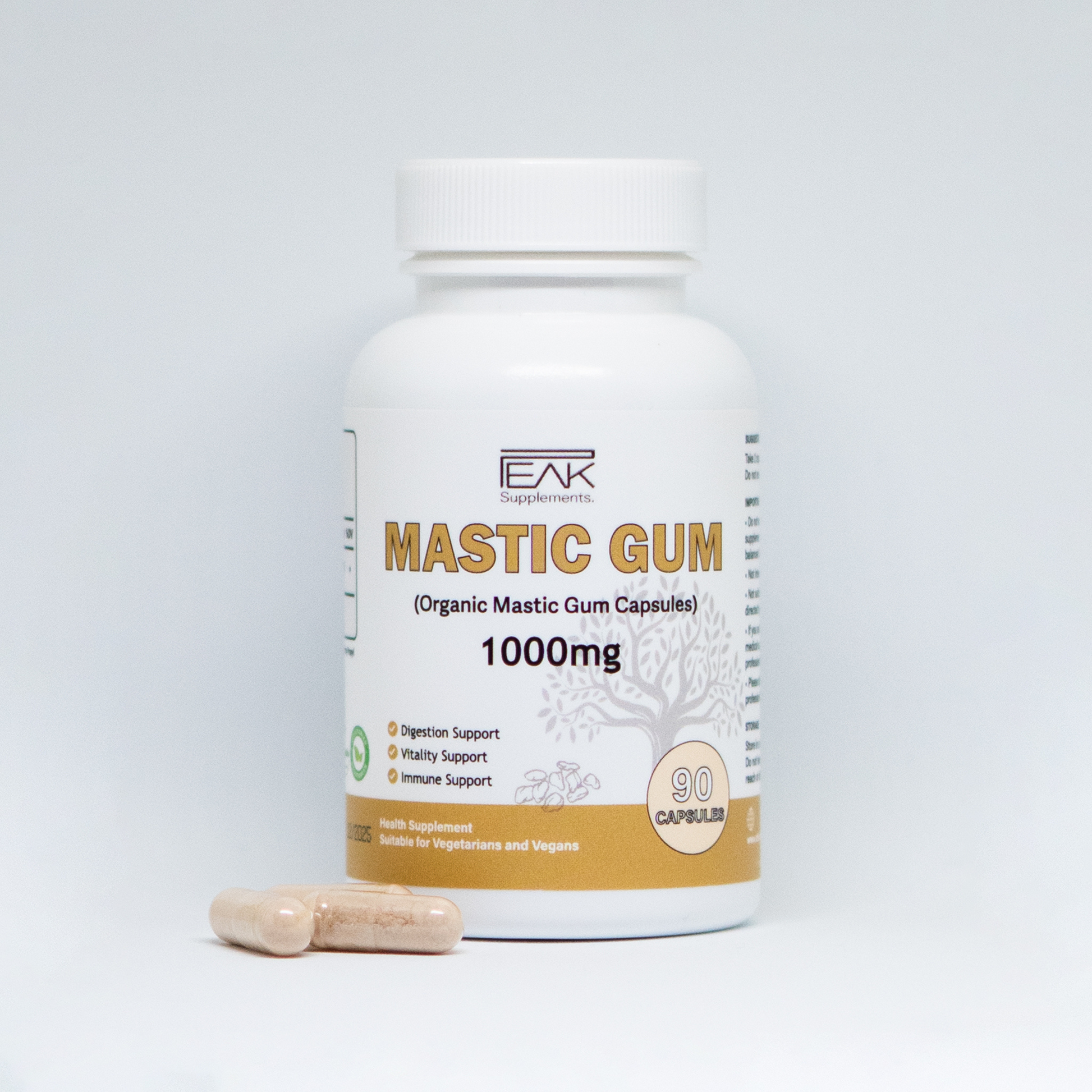 Mastic Gum Capsules  Pure Organic Pistacia Lentiscus Extract – Peak  Supplements